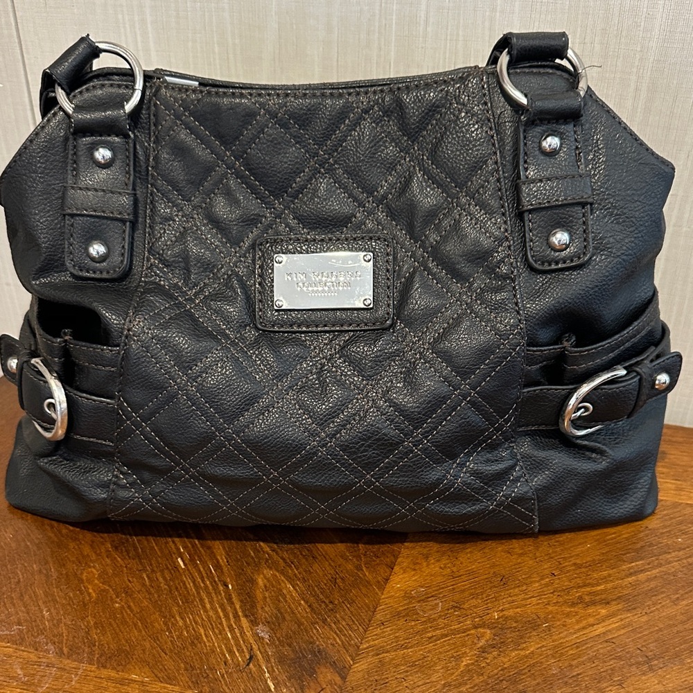 🚨🚨SOLD🚨🚨Kim Rogers Black Quilted Handbag
